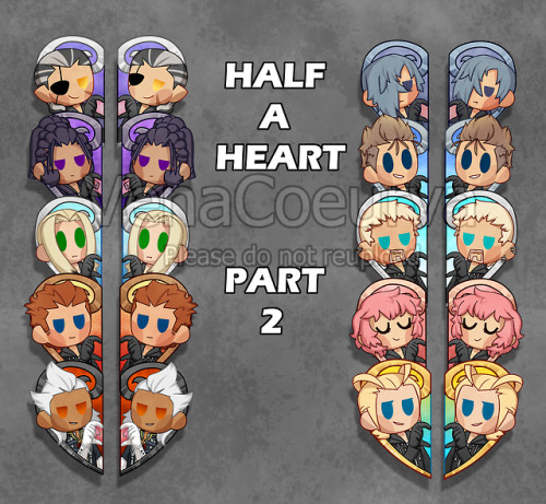 venacoeurva:Half a Heart Part 2, AKA lots of org ships and also Ansem SoD (who counts now, anyway)!A