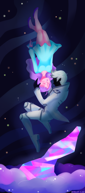 epicteapot: Dream Bee and the Space outlaw from “Bee and Puppycat” Oh my god Bee and Pup