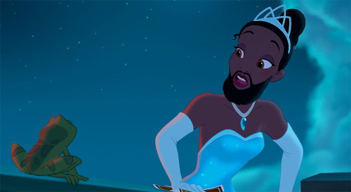 thatsthat24:  tastefullyoffensive:  Disney Princesses With Beards by Adam EllisPreviously: Disney Princesses Dressed as Pop Culture Characters  I didn’t even know I needed this list.