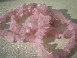 cosmicmoonlightx:  Rose Quartz Stretchy Bracelets