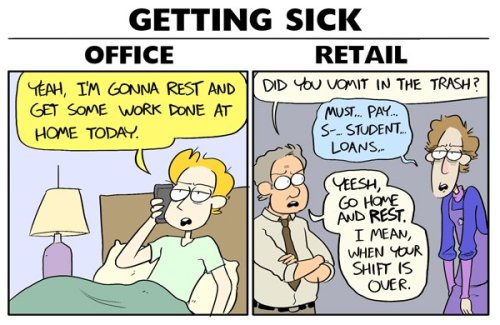 yamitamiko:fun-ta-mental:raverenn:pr1nceshawn:Reasons Why Retail Jobs are Harder than Office Jobs.An