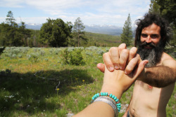 dayzea:  hands, summer travels, and lovely beings 1. late June, when we first got to the rainbow gathering we drove to the top of the hill (getting a bit lost) to luckily discover the most breathtaking view of the Montana snow capped mountains from a