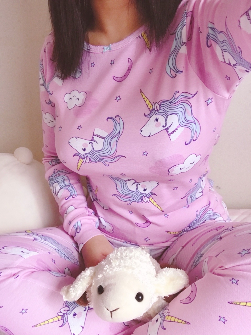 littleyuka:  My unicorn pjs🦄
