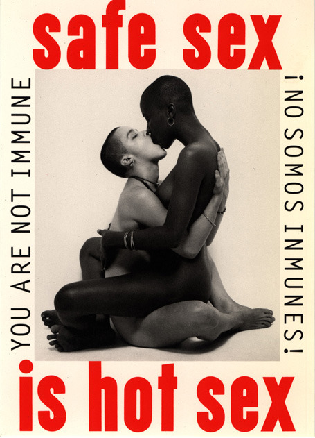 vogue-era: Safe Sex Is Hot Sex ad campaign featuring photos by Steven Meisel and