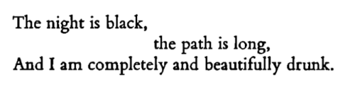 violentwavesofemotion: Bertolt Brecht, from Selected Poems: 1913-1958; “Sentimental Song No. 7