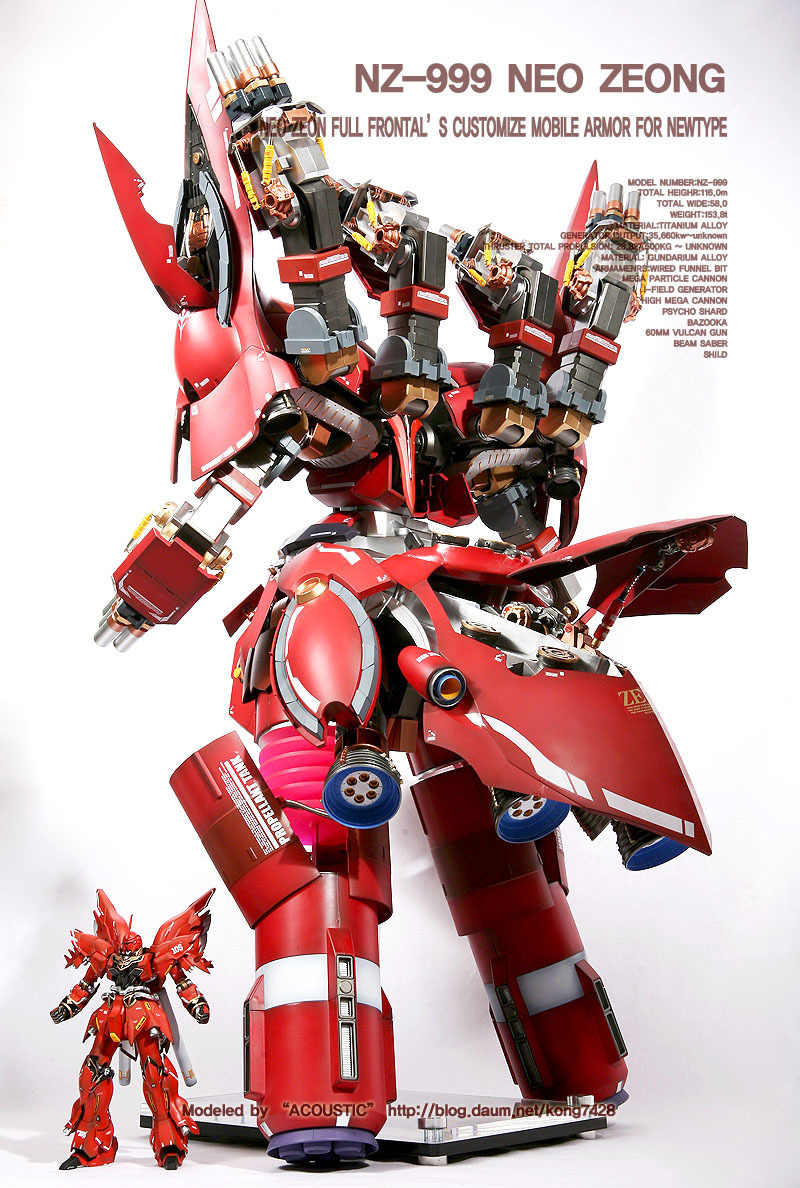 mechaddiction:  GUNDAM GUY: HGUC 1/144 Neo Zeong ‘Open Hatch’ - Custom Build