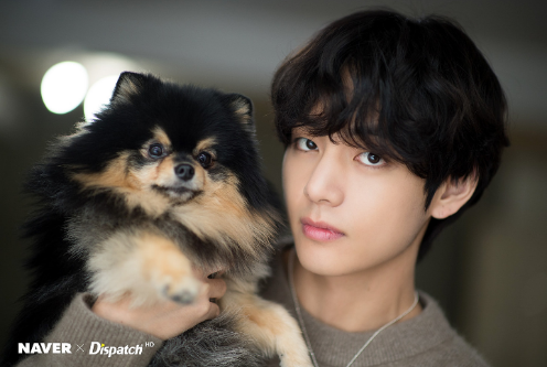 In Celebration Of V's Birthday Dispatch X Naver Released Photos Of Taehyung With Yeontan
