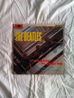 somethinginbetweeen:  Beatles Vinyls | via