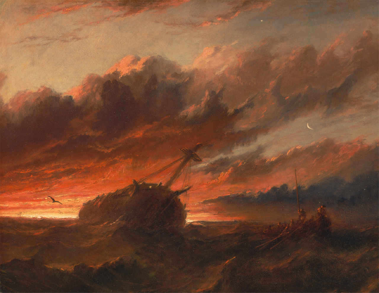 scribe4haxan:  Shipwreck (ca. 1850) - Francis Danby
