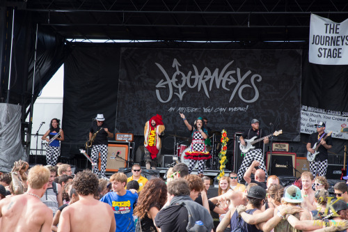 Beebs and Her Money Makers playing Warped Tour 2014 at Darien Lakes Performing Arts Center - Buffalo