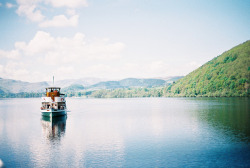 slanting:  Ullswater Steamers (by Louise Spence) 