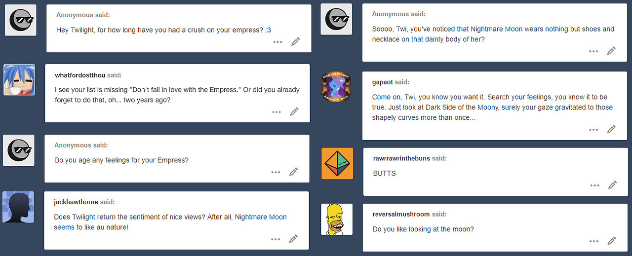 moonsetmlp: The lady doth protest too much, methinks.