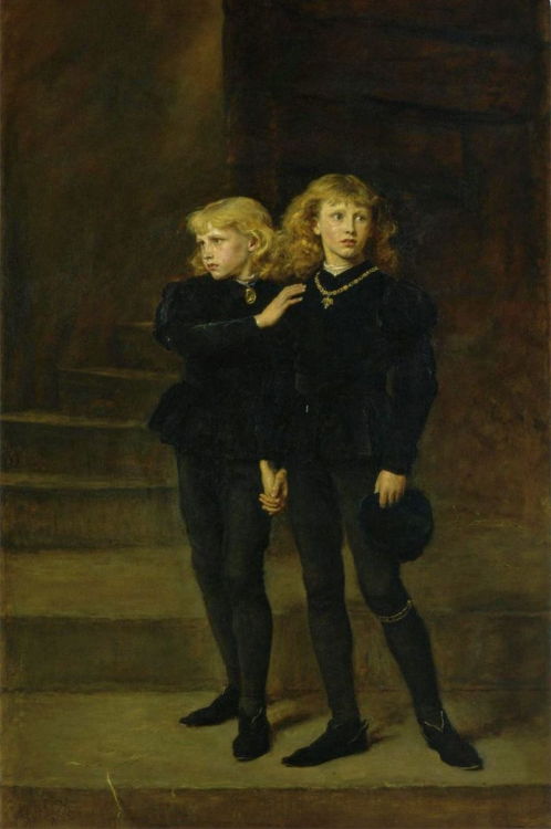 Sir John Everett Millais, The Two Princes Edward and Richard in the Tower, 1483, 1878