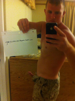 worldssexiestarmyguys:  lovecircumcisedmen:   Steven H. is a Marine stationed in Hawaii. His Shaved Cock Is Beautiful.    Ohhhhhh I love the military !!&ldquo;&rdquo;