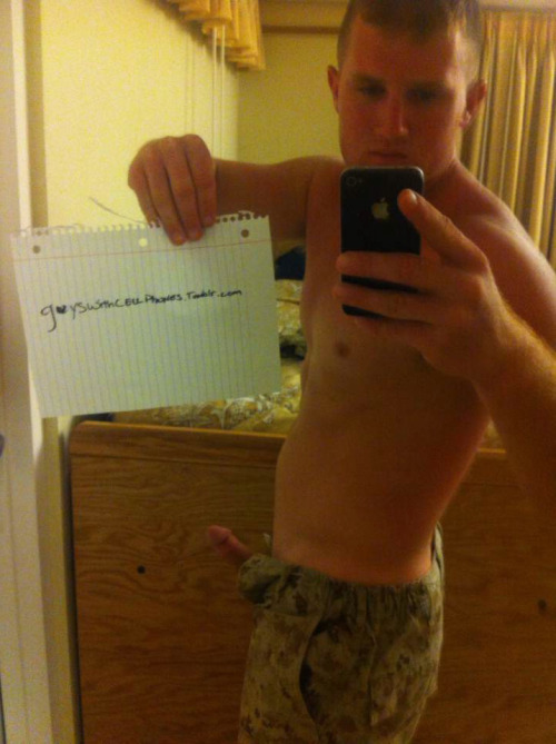 sextinguys:  Sexy U.S. Marine Steven Hollingsworth shows off his muscular body, cock, and sexy butt. I am forever greatful of you Mr. Steven! You submitted to gwcp and continue to sext me! His other post: Here You are the most handsome Marine I have ever