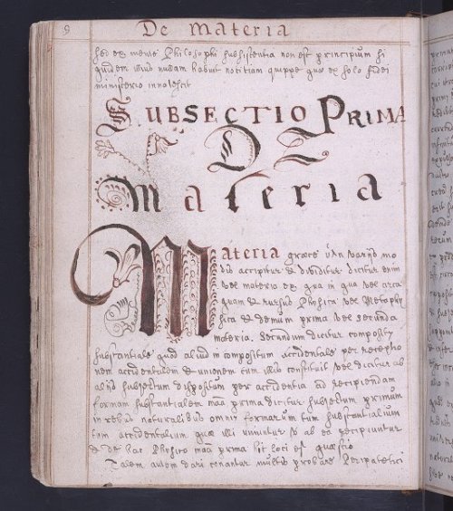 Ms. Codex 865 - Analysis librorum Physicorum AristotelisThis manuscript features somelecture notes o