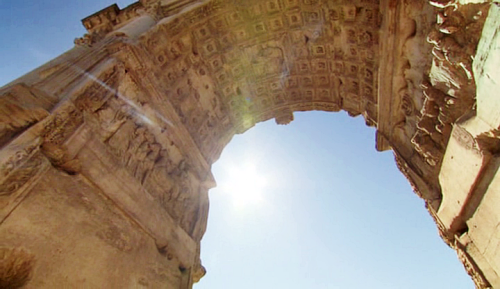 Ancient Worlds - BBC Two  Episode 6 “City of Man, City of God” The Arch of Titus (Arcus Titi) is a t