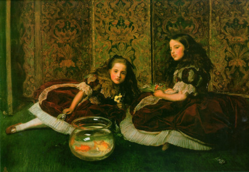 Leisure Hours, 1864, John Everett MillaisMedium: oil,canvas