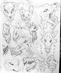 murkbone:some drippy dogs