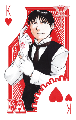 daughterofsatan:  Fullmetal Alchemist: King and Queen (( ♦ ♠ ♥ ♣ )) 