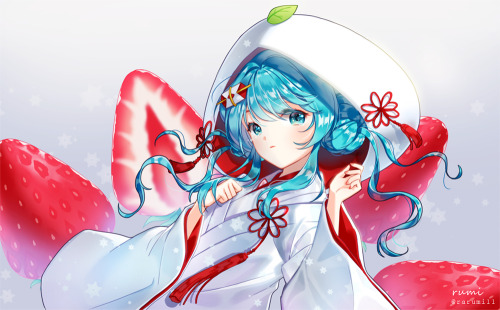 astrogaze:  「雪ミク」/「rumi」の作品 [pixiv] #pixitail 