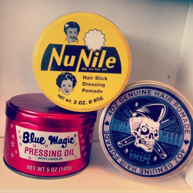 fabianobrien:  My favourite pomade cocktail lately has been this - Death Grip (Heavy),