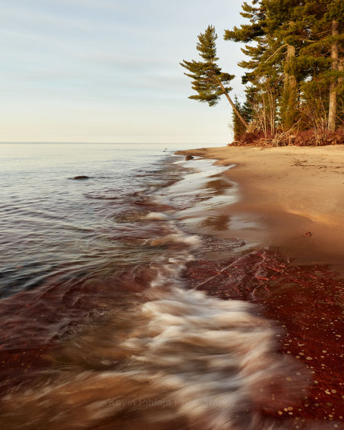 Lake Superior shore.