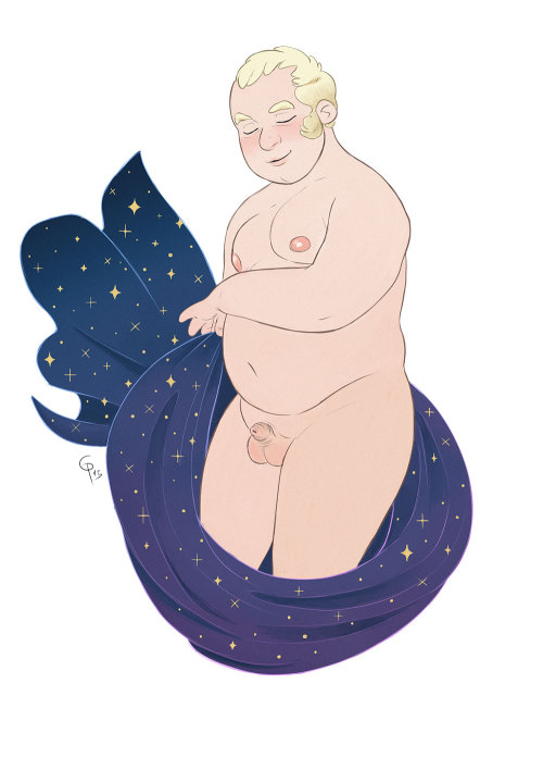 giopota:  Feed the Bears - the “bear” disco night in Bologna - team asked me if I wanted to do and exhibition with some drawings of mine. So I just drew a bunch of naked young cubbish/chubby gay bear floating around as I like them. 