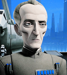 starwarsvillains:Grand Moff Tarkin in Star Wars Rebels episode Call to Action