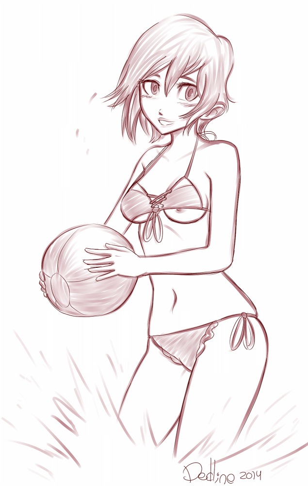 Ruby suggested by ask-midnight-glow  I was inspired by a bikini cosplay I saw I&rsquo;m