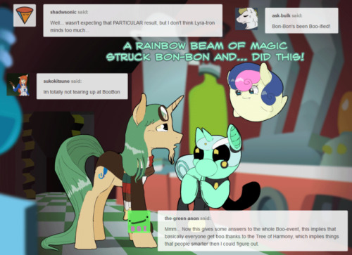ask-omegacoder:                I hope Omega is not jumping to conclusions. Because he does that sometimes. We Repair Ponies #291  =o!