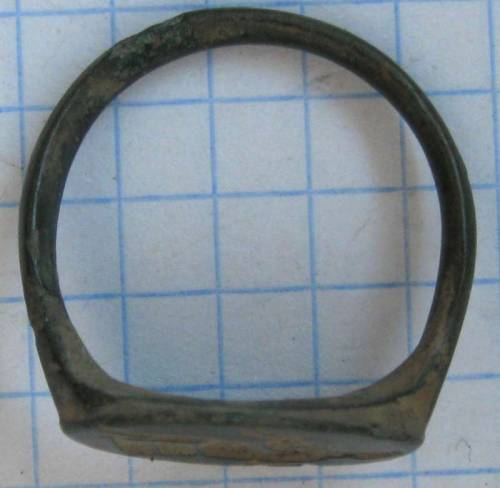 tumuseum:Ring. (Satyr Marsyas) (Bronze, D-2 cm, W-4.09)IV-III centuries. BC. e.