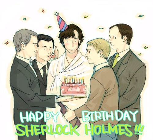 missdeliadili:A Very Happy Birthday Dear Sherlock!!! &lt;3 awwwwww &lt;3