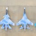 planesawesome:The Su-30SM, Su-35S and Su-34 lined up at apron