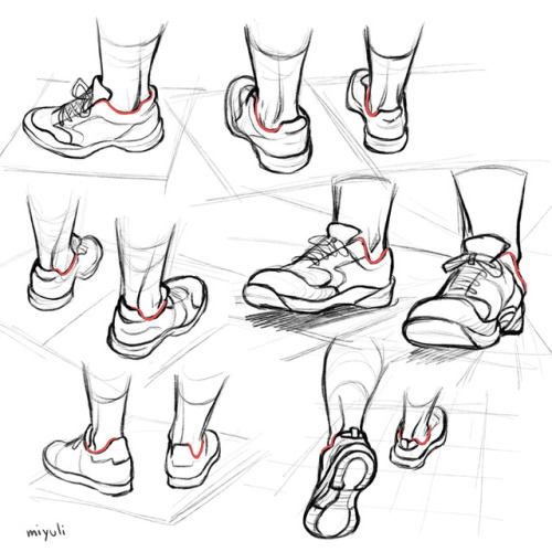 XXX miyuliart:  Some shoe studies.More studies photo