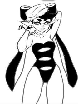 jadenkaiba:  Next up is Callie Sketch Preview (2 Variants)   ink babe~ &lt;3 &lt;3 &lt;3