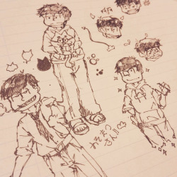 hanromi:  More ichimatsu doodles, Last one was a gift for Sora ;v; 