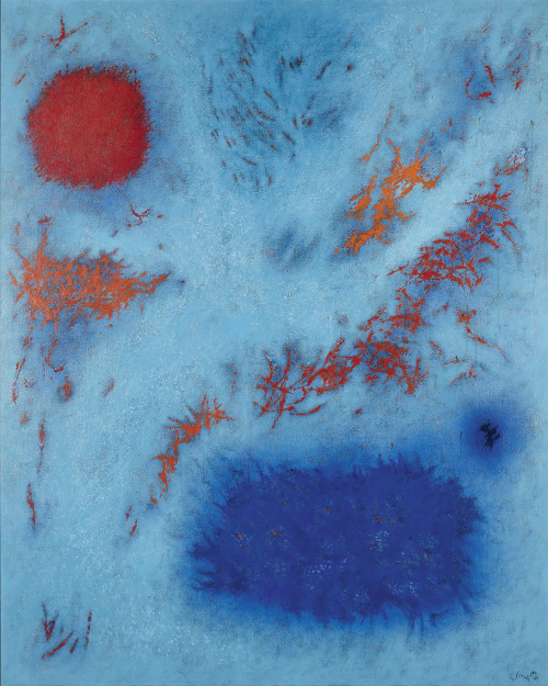 thunderstruck9:Gustave Singier (French/Belgian, 1909-1984), Nereides, 1965. Oil on canvas, 162 × 130