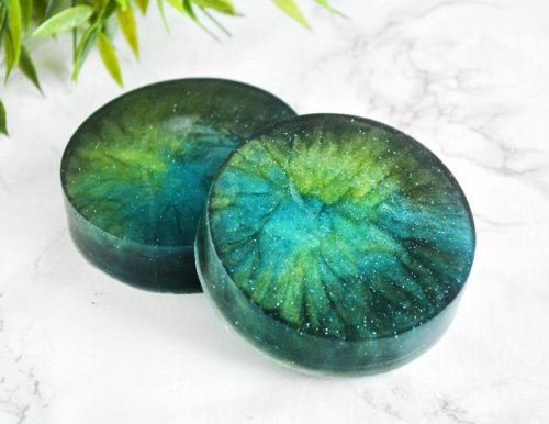 spooo0k - sixpenceee - Northern lights inspired soaps. These...