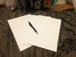 Handpickedhappiness:  I Just Bought These Three Big Notepads, And I Am Bored. For