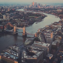 mrbenbrown:  The view from The Shard. I love