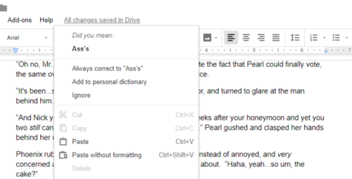 y’know, when i was debating how to spell Pess’s/ Pess’ tail, I did not mean like THIS google. Rework