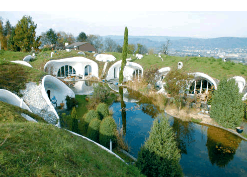 voiceofnature:  Modern Hobbit houses in Switzerland by Vetsch Architektur