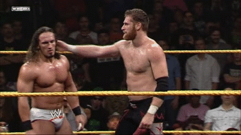 Great respect shown between Sami Zayn &amp; Adrian Neville after putting on a
