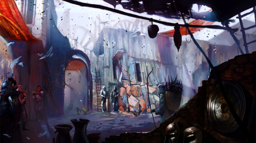 ilomilona:  thewarofthelions: Dragon age 2 concept art: Kirkwall  [X]