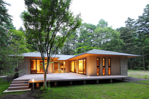 軽井沢の別荘,鹿島の森の家2015