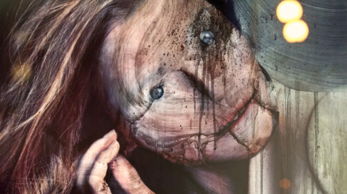 sixpenceee:Berlin street artist, Vermibus dissolves advertisements with solvents, giving them an eerie mummified look. Watch his video here: X More posts like this here: X
