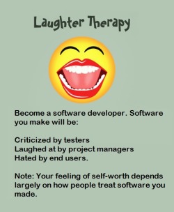 cakephpdeveloper:  Pain of Software Developers.!!!! Lol…………