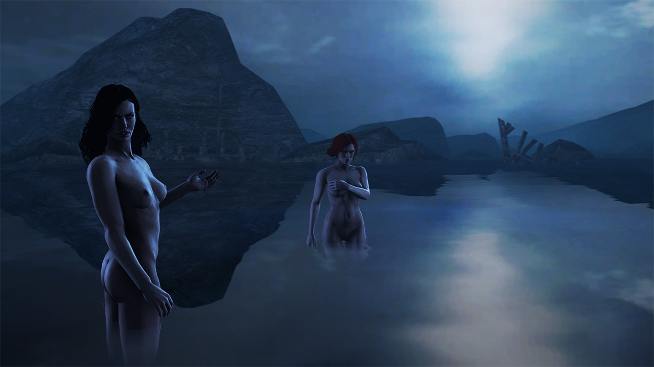 m1stermorden:  I told You, give us some privacy while we bathe!I made a friendly