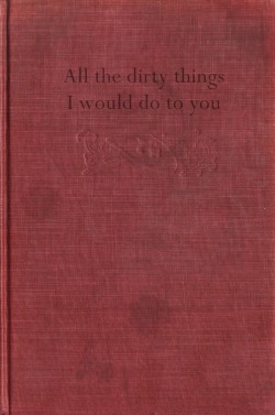 I can honestly say I think this is a book my wife doesn&rsquo;t ever want me to write&hellip; which is probably a good thing.  My depravity put to pen &amp; paper might get me in a lot of trouble!